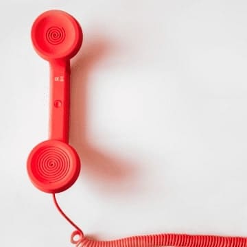 Rotes Notfalltelefon